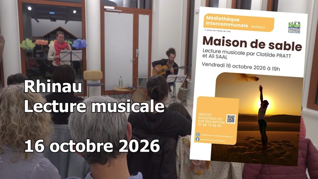 Rhinau-2026- Lecture musicale à la médiathèque