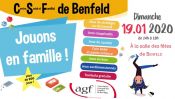 Benfeld- 2020 - Faites vos jeux avec l'AGF.