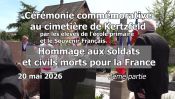 Kertzfeld - 2026 - Cérémonie commémorative avec es enfants de l'école primaire- partie 2 sur 3 hommages aux soldats et civils morts pour la France