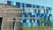 Installation du conseil de la communauté de communes du canton d'Erstein